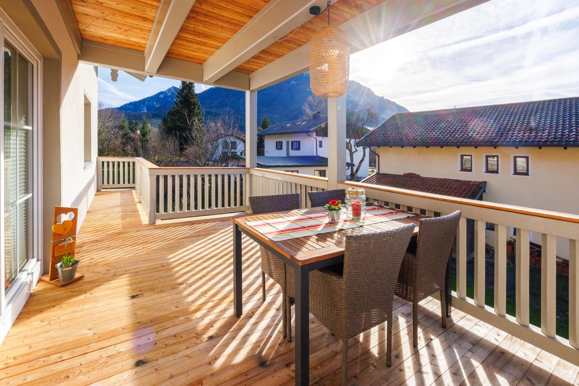 Ferienwohnung Sonnenplatzl Reiter Inkl. Chiemgaukarte Ruhpolding Bagian luar foto